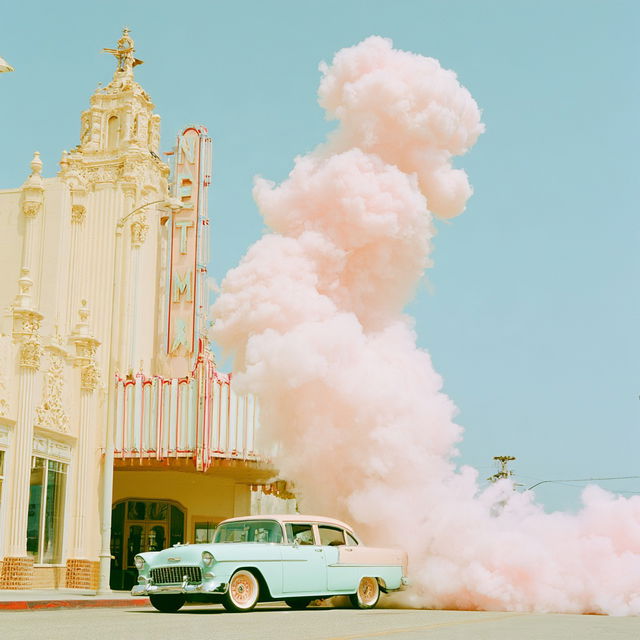Pastel Automarble style, Midjourney V8.2, render 1 of 4