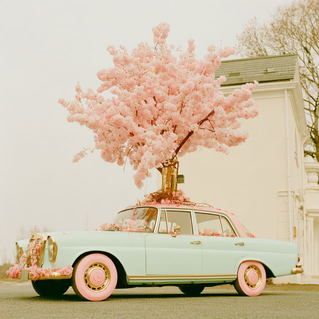 Pastel Automarble style, Midjourney V8.2, render 3 of 4