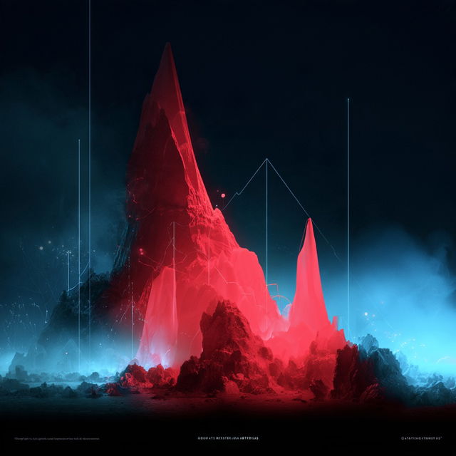 Cerambycid Neon Range style, Midjourney V8.2, render 3 of 4