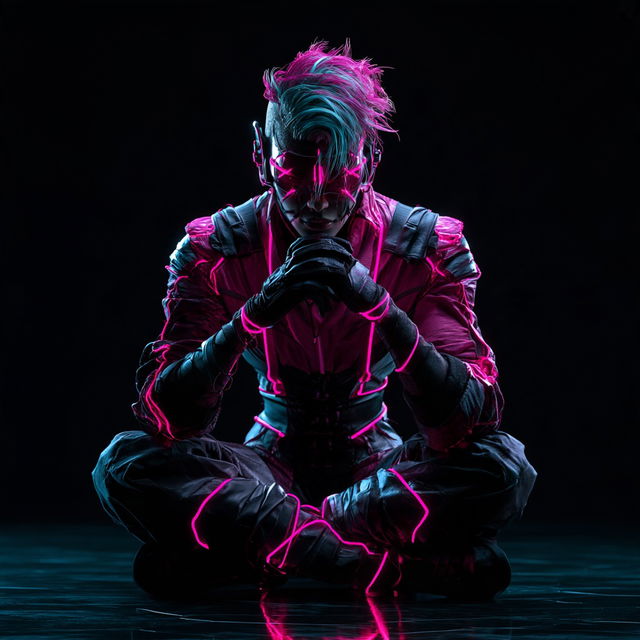 Chrome Revenant style, Midjourney V8.2, render 4 of 4