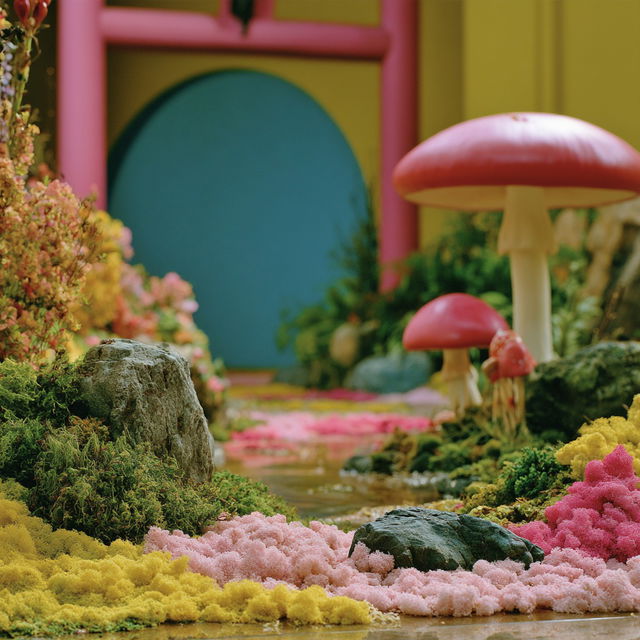 Chromabotany style, Midjourney V8.2, render 3 of 4