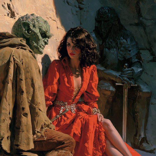 Earl Norem style, Midjourney V8.2, render 2 of 4