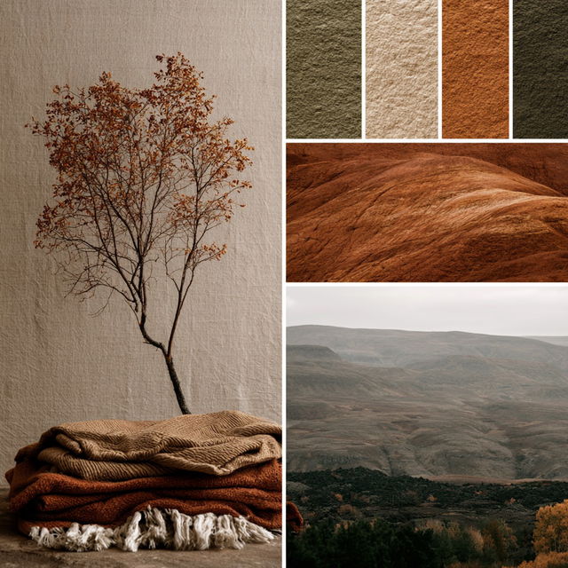 Earthy tones style, Midjourney V8.2, render 1 of 4