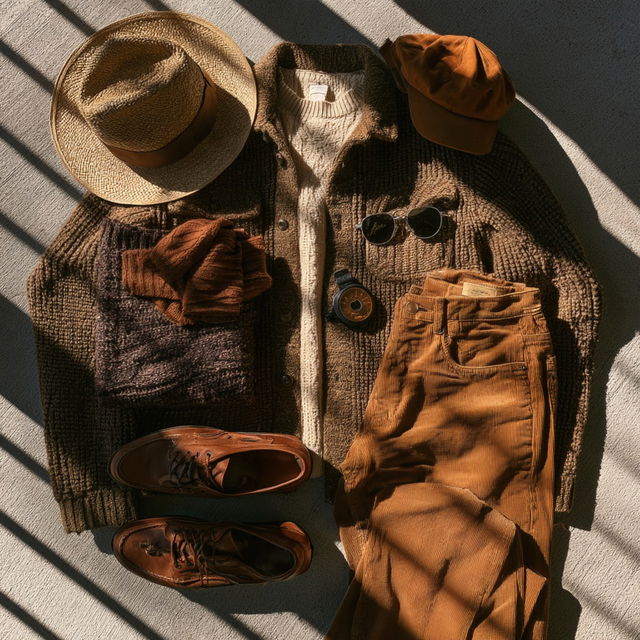 Earthy tones style, Midjourney V8.2, render 4 of 4