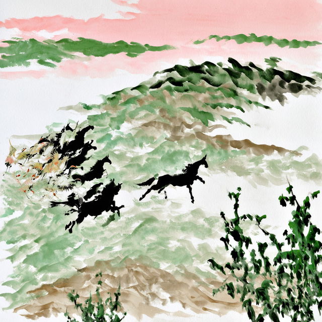 Inkterrace style, Midjourney V8.2, render 4 of 4