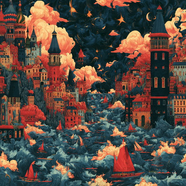Baroquasurge style, Midjourney V8.2, render 3 of 4