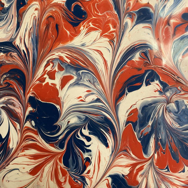 Ebru style, Midjourney V8.2, render 1 of 4