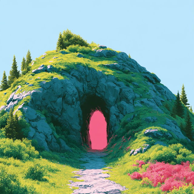 Brightlocked Terrain style, Midjourney V8.2, render 3 of 4