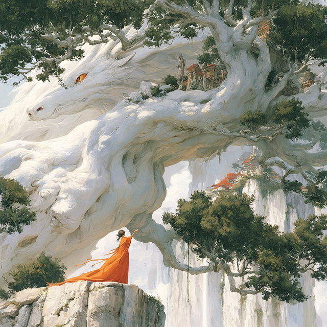 Mistsaffron style, Midjourney V8.2, render 3 of 4