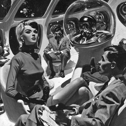 Ed Emshwiller style (Illustrators), Midjourney V8.2