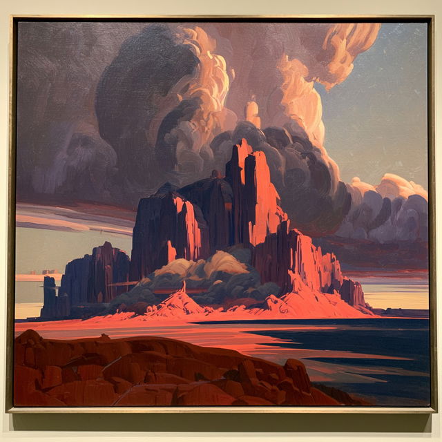Ed Mell style, Midjourney V8.2, render 4 of 4