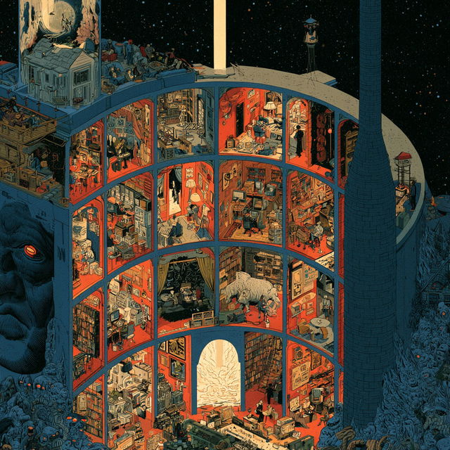 Ed Piskor style, Midjourney V8.2, render 4 of 4