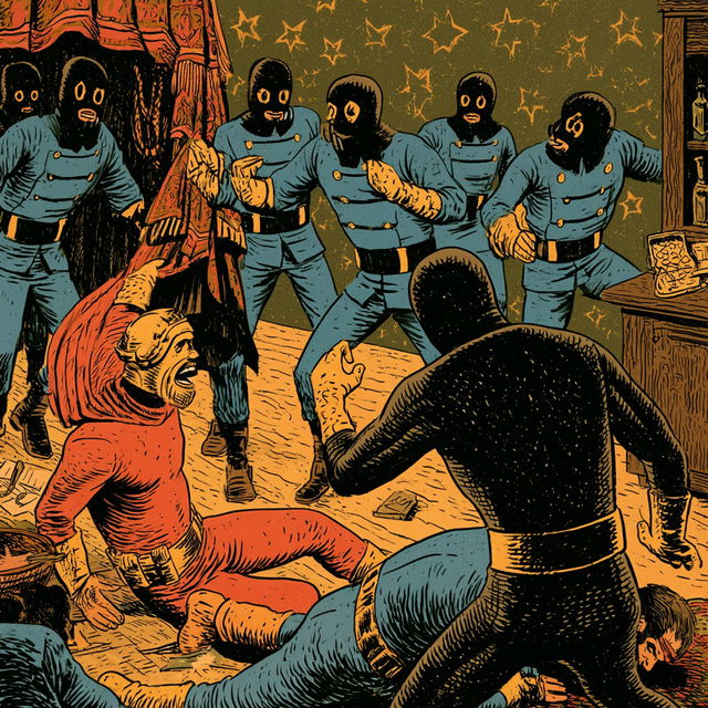 Ed Piskor style, Midjourney V8.2, render 2 of 4