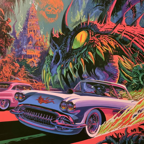 Ed Roth style (Illustrators), Midjourney V8.2