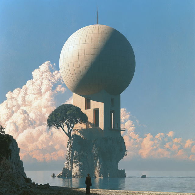 Spheropilgrimage style, Midjourney V8.2, render 2 of 4