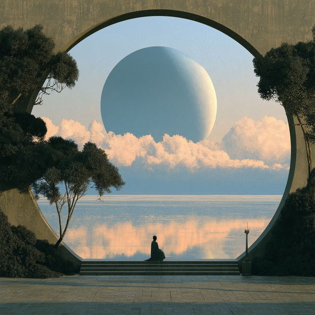 Spheropilgrimage style, Midjourney V8.2, render 3 of 4