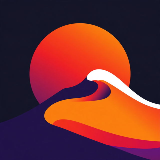 Orange Sundial style, Midjourney V8.2, render 2 of 4