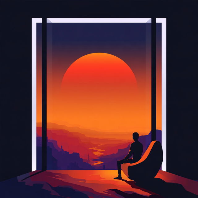 Orange Sundial style, Midjourney V8.2, render 4 of 4