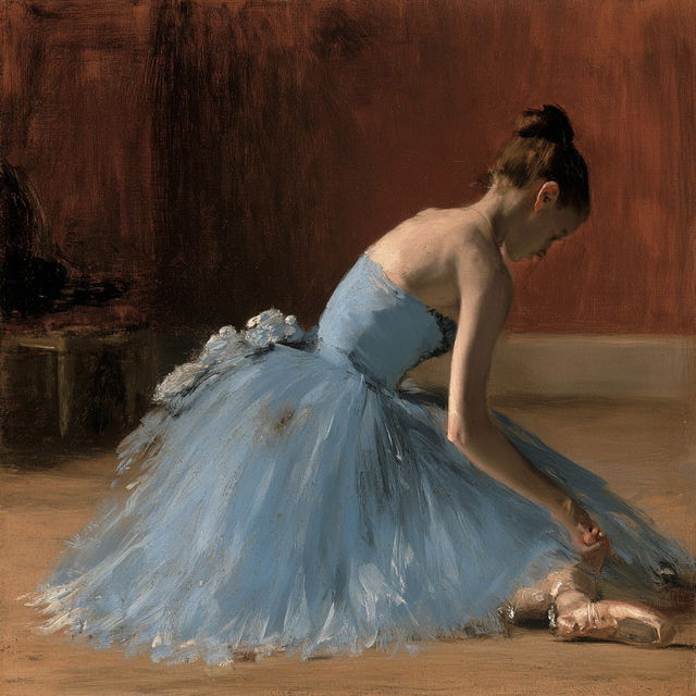 Edgar Degas style, Midjourney V8.2, render 2 of 4