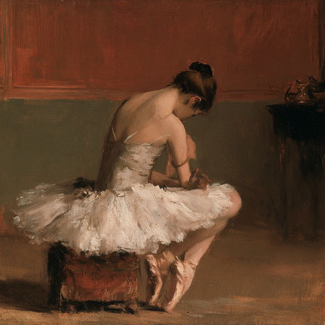 Edgar Degas style, Midjourney V8.2, render 4 of 4