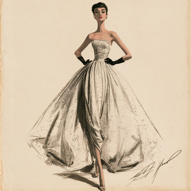 Edith Head style, Midjourney V8.2, render 1 of 4