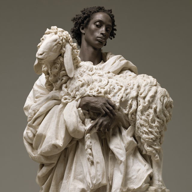 Edmonia Lewis style, Midjourney V8.2, render 3 of 4