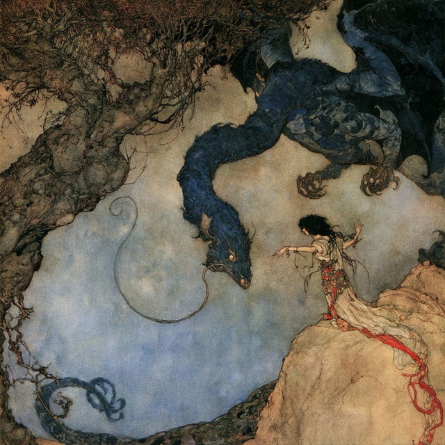 Edmund Dulac style, Midjourney V8.2, render 1 of 4