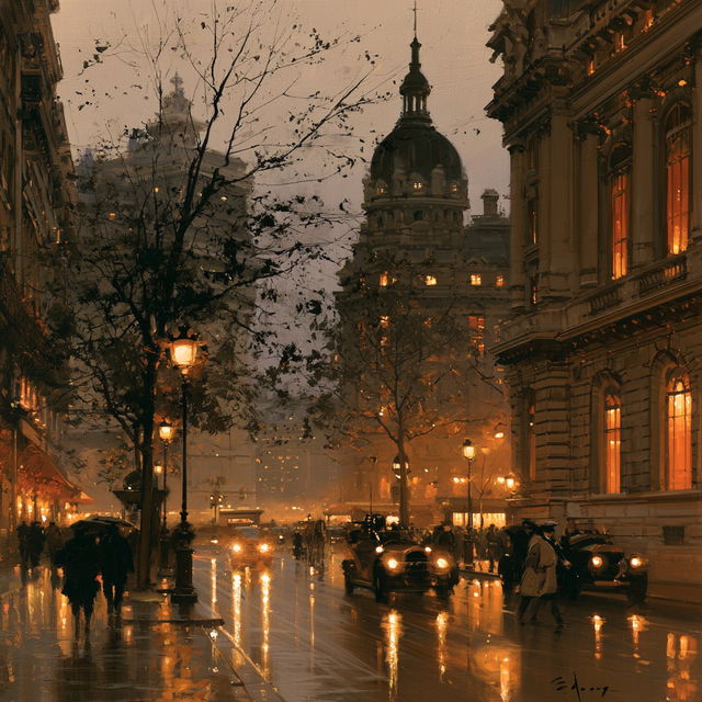 Edouard Cortes style, Midjourney V8.2, render 2 of 4