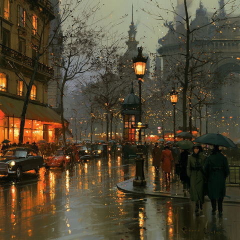 Edouard Cortes style (Painters), Midjourney V8.2
