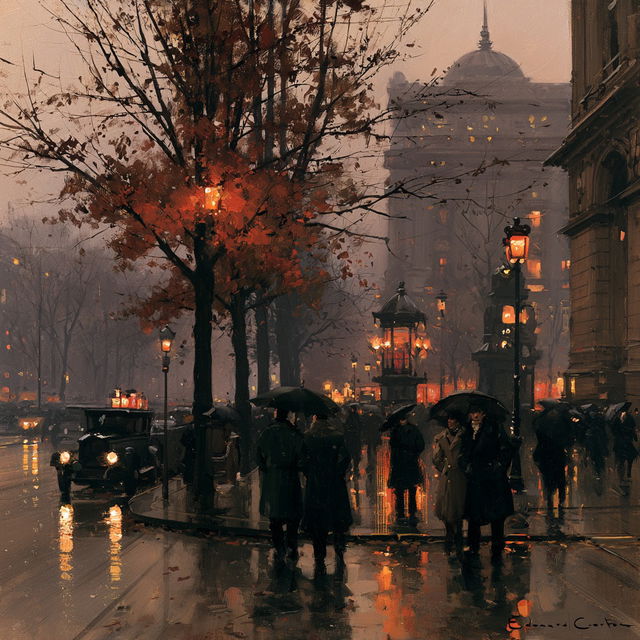Edouard Cortes style, Midjourney V8.2, render 4 of 4