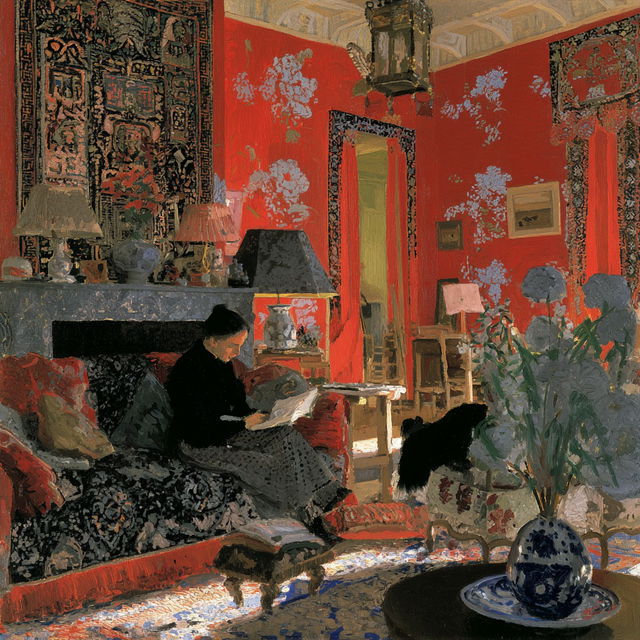 Edouard Vuillard style, Midjourney V8.2, render 2 of 4