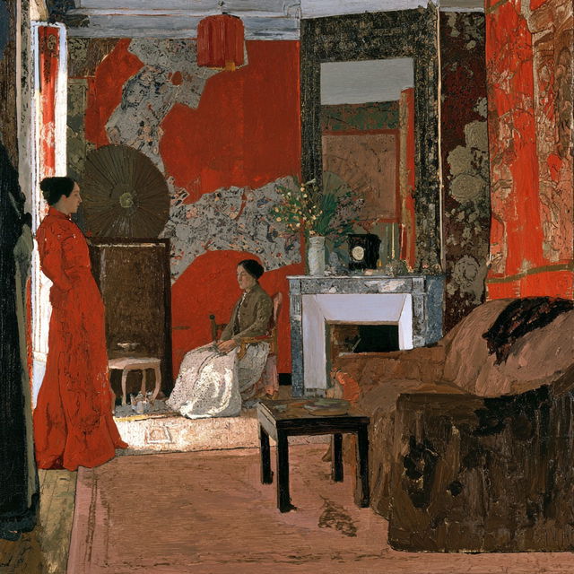 Edouard Vuillard style, Midjourney V8.2, render 3 of 4