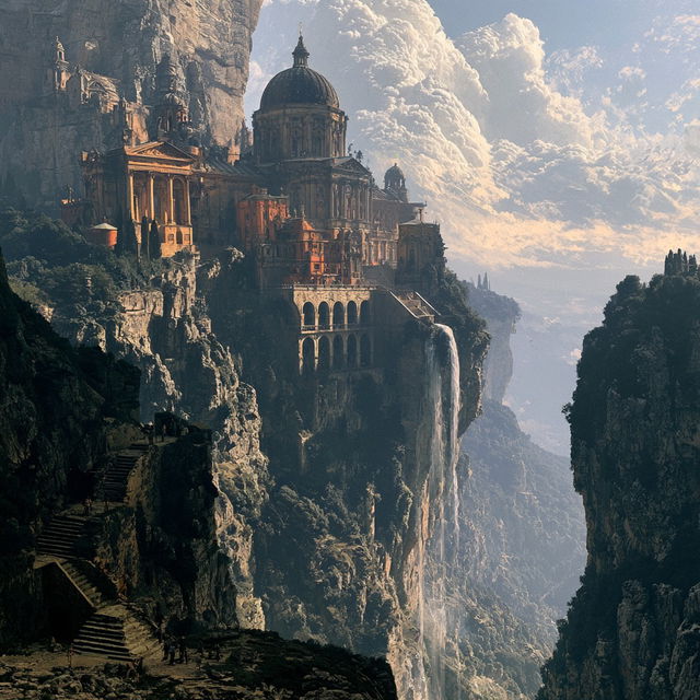 Eduard Gaertner style, Midjourney V8.2, render 3 of 4