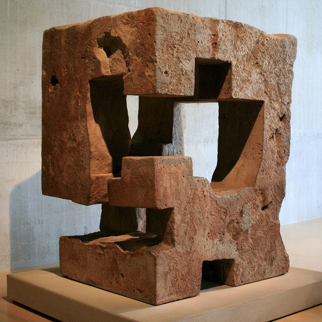 Eduardo Chillida style, Midjourney V8.2, render 2 of 4