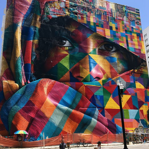 Eduardo Kobra style (Street artists), Midjourney V8.2