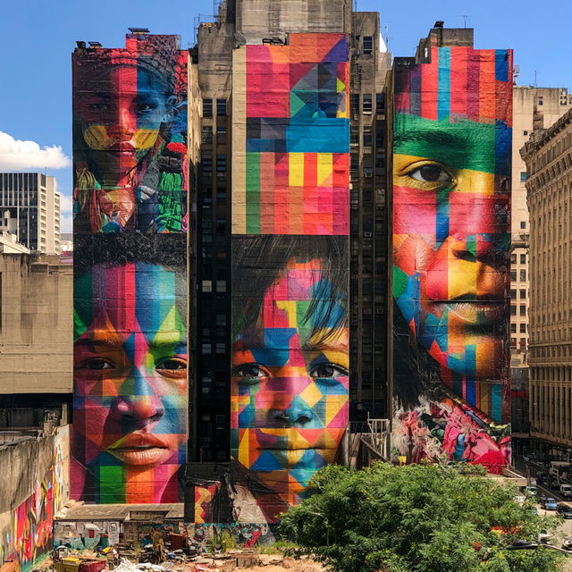 Eduardo Kobra style, Midjourney V8.2, render 3 of 4