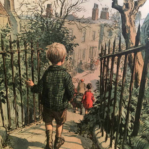 Edward Ardizzone style (Painters), Midjourney V8.2