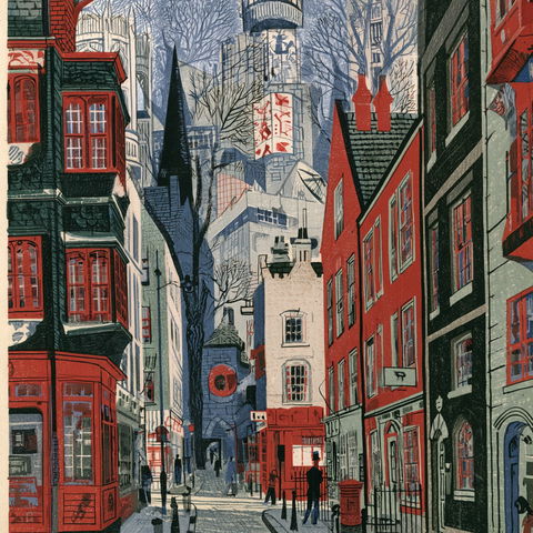 Edward Bawden style (Illustrators), Midjourney V8.2