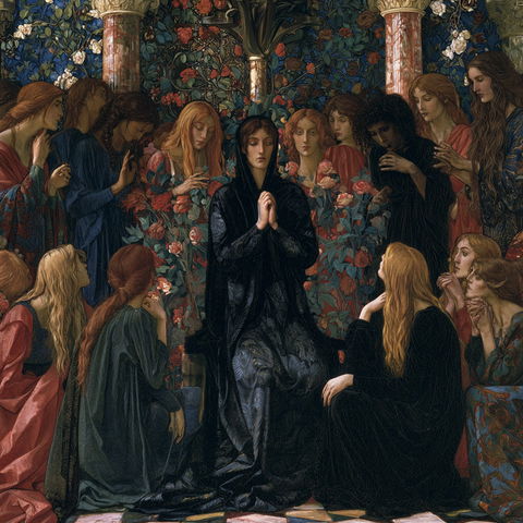 Edward Burne-Jones style (Painters), Midjourney V8.2