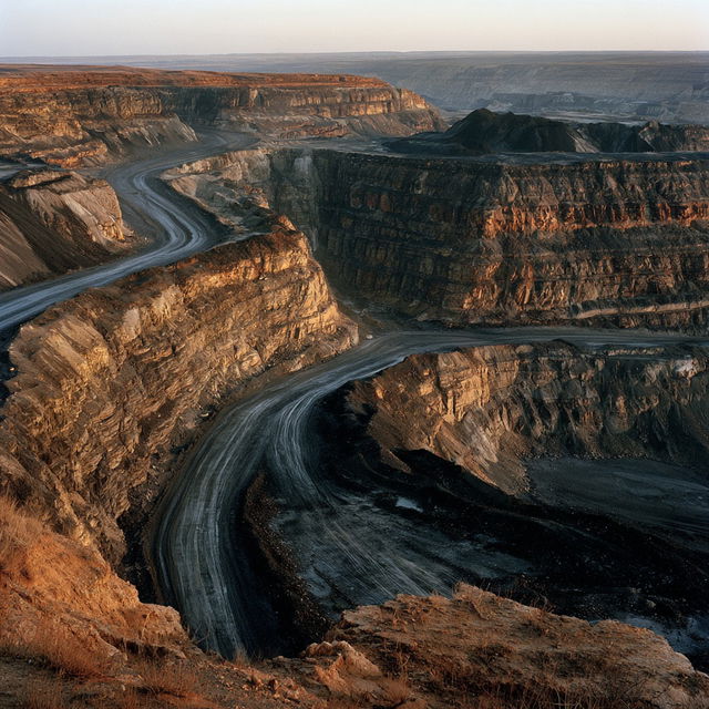 Edward Burtynsky style, Midjourney V8.2, render 3 of 4