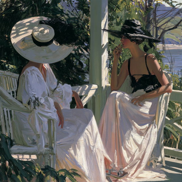 Edward Cucuel style, Midjourney V8.2, render 4 of 4