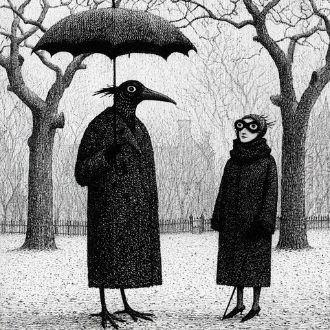 Edward Gorey style (Illustrators), Midjourney V8.2