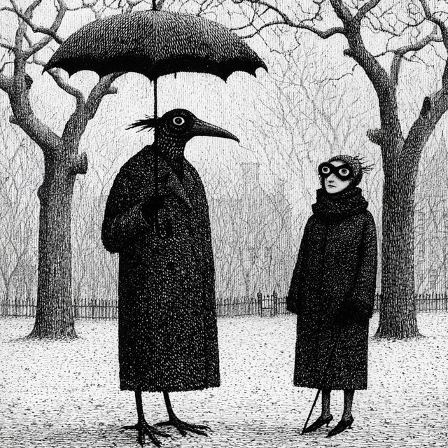 Edward Gorey style, Midjourney V8.2, render 4 of 4