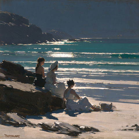 Edward Henry Potthast style (Painters), Midjourney V8.2