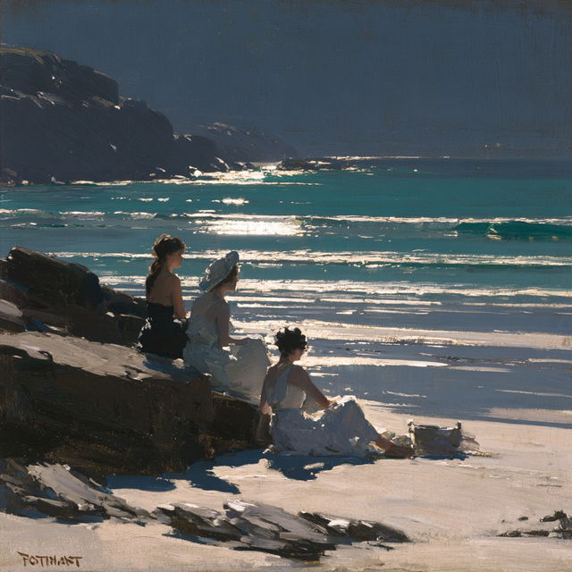 Edward Henry Potthast style, Midjourney V8.2, render 1 of 4