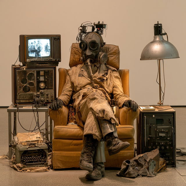 Edward Kienholz style, Midjourney V8.2, render 4 of 4