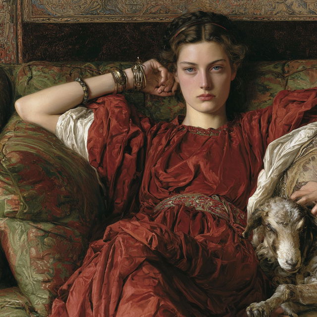 Edward Poynter style, Midjourney V8.2, render 2 of 4