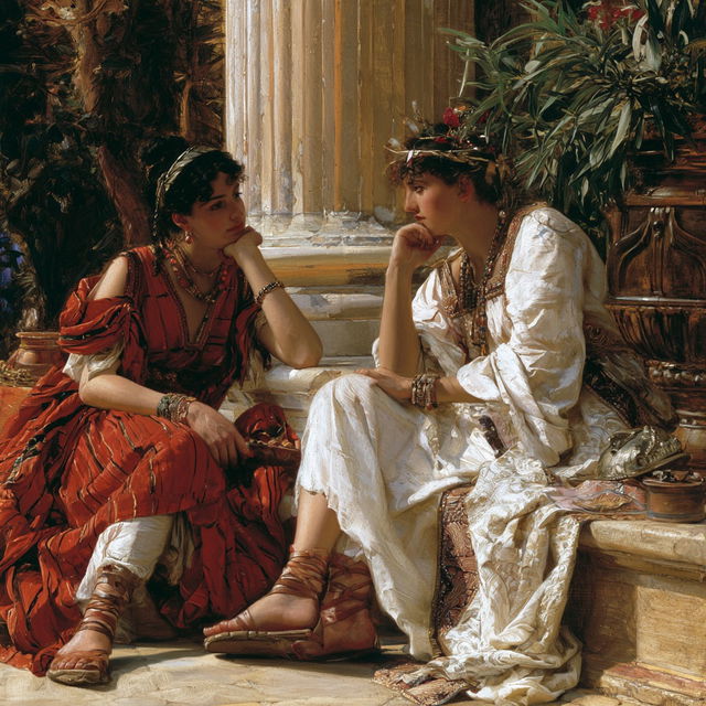 Edward Poynter style, Midjourney V8.2, render 1 of 4