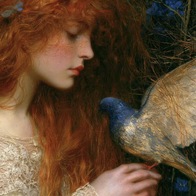 Edward Robert Hughes style, Midjourney V8.2, render 3 of 4