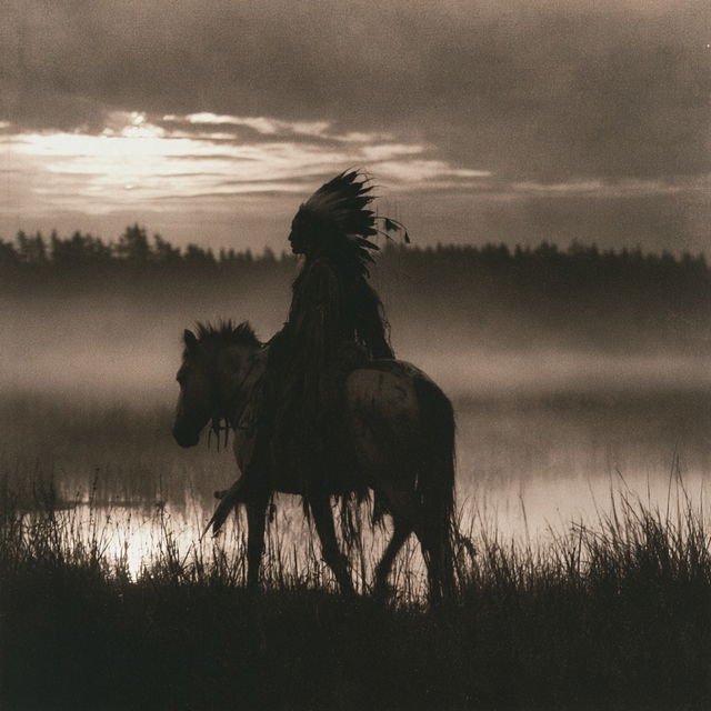 Edward S. Curtis style, Midjourney V8.2, render 1 of 4